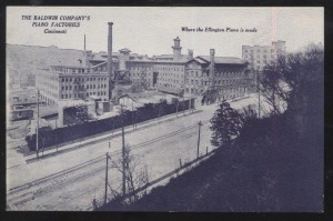 Baldwin Piano Factory, c 1920. While Scott's mitre plane predated the introduction of Baldwin pianos by four years(1890), chances were good that a few Scott mitres were used therein. 