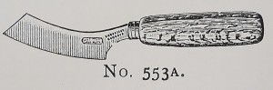 Felt knife, J. & J. Goddard c.1920.