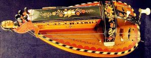 Hurdy Gurdy made by Pajot, Allier, France. Circa 1880s. Photo from http://www.music-treasures.com/antmisc.htm
